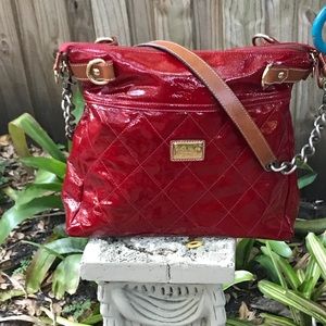 COPY - Cavalcanti Patent Leather Bold Red Bag